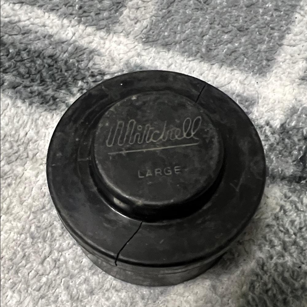 Vtg Garcia Mitchell Large Spare Spool w/ Case France  Replacement